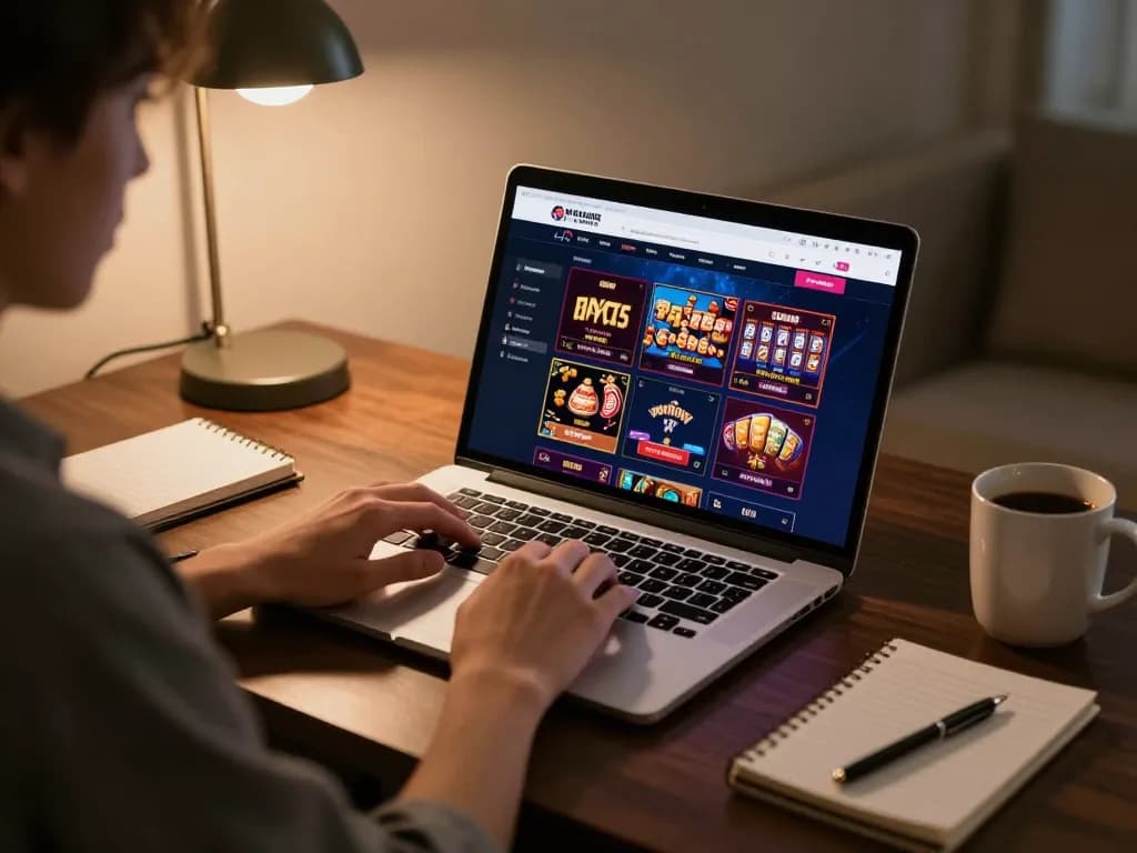 Engaging in online gaming on fun79 platform with strategic gameplay setup.