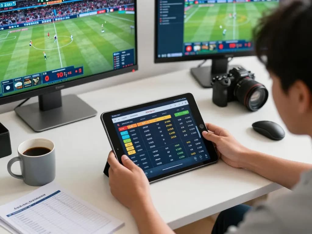 Watch keo nha cai 5 odds rise as a person places a strategic bet online.