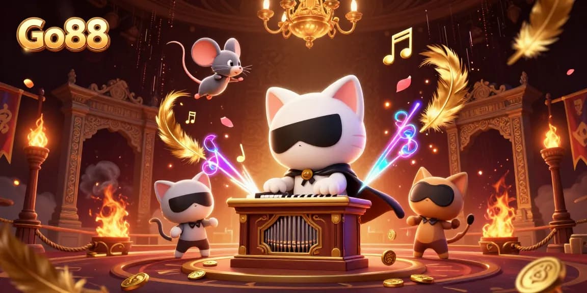 Engage with Go88's thrilling casino experience featuring characters and dynamic elements.