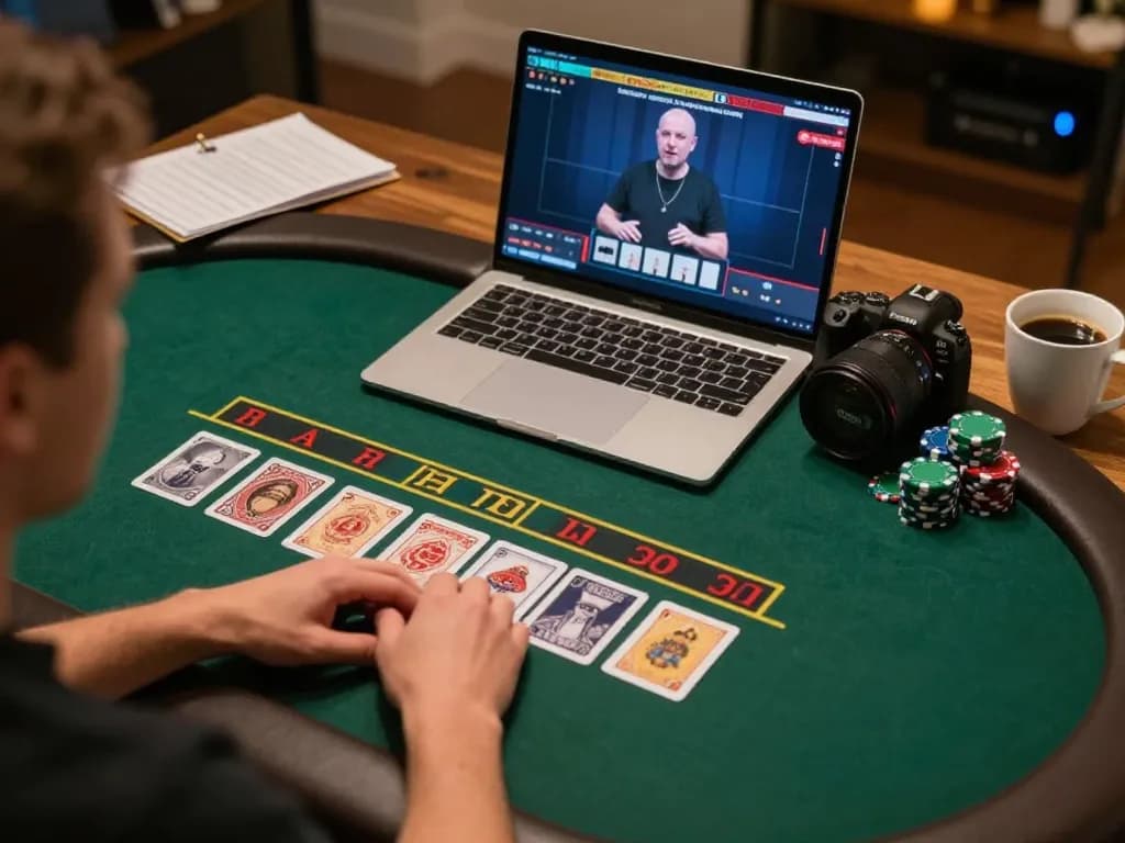 hello88 players engaging in online blackjack with live dealer, focused gameplay atmosphere.