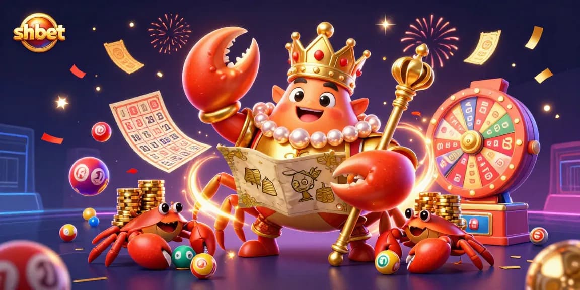 Engage in thrilling gameplay at shbet with colorful lottery balls and golden prizes.