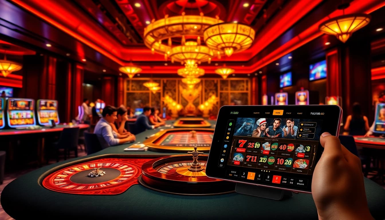 Experience the excitement of rr88 mov with thrilling casino gaming elements in a luxurious setting.