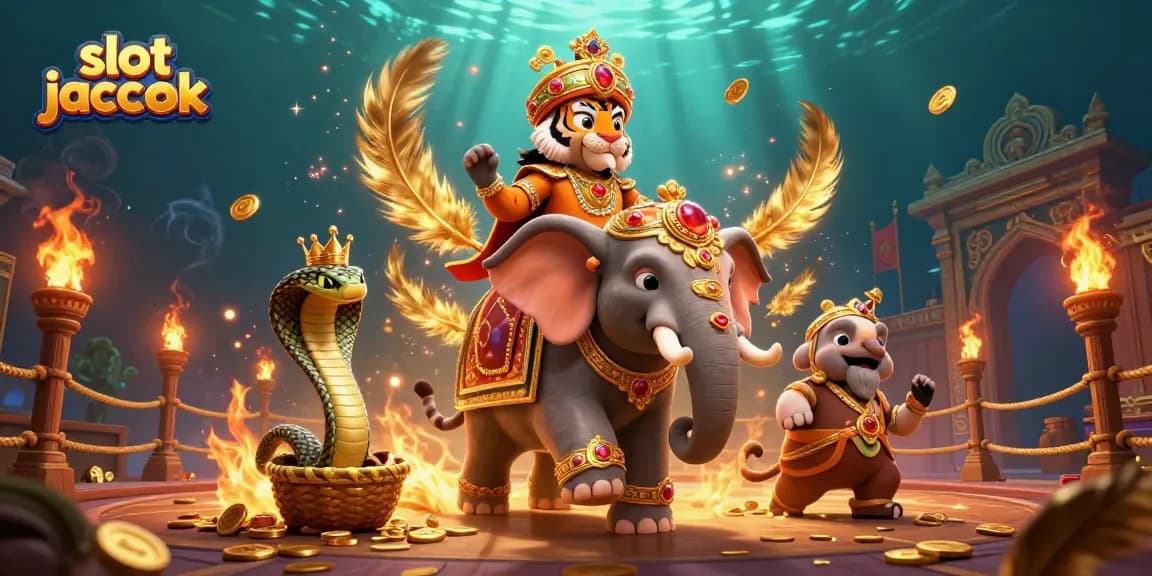 Spin to win big on slot jackpot games with vibrant characters and casino elements.