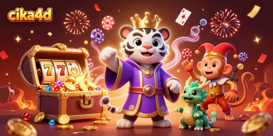 Experience the thrills of cika4d slots with vibrant 3D casino characters and dynamic gameplay.
