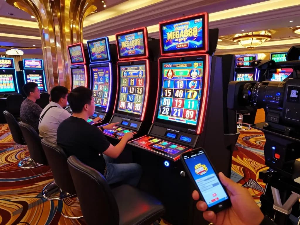 Engaging players at colorful slots while using mega888 apk for mobile casino excitement
