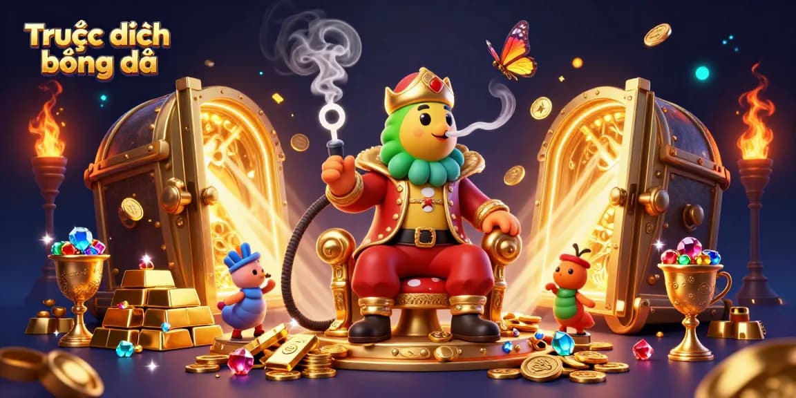 Experience Trực tiếp bóng đá with engaging sports betting symbols and rich visuals.