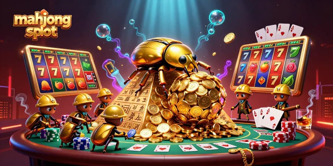 Spin the mahjong slot to win with thrilling game symbols and vibrant casino elements.