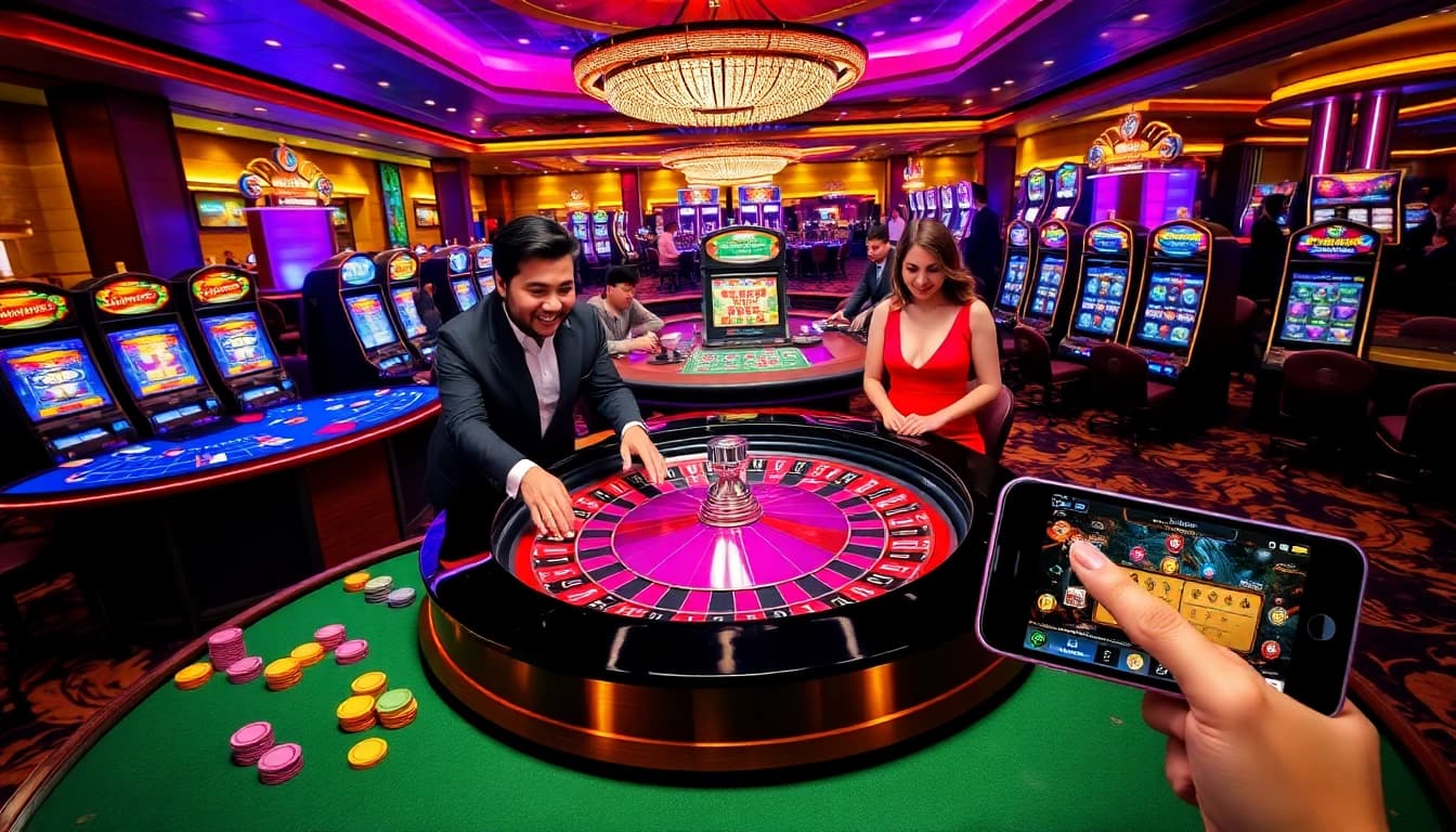 Experience the thrill of gambling with interactive games at https://xx88.contractors/ featuring vibrant casino visuals.