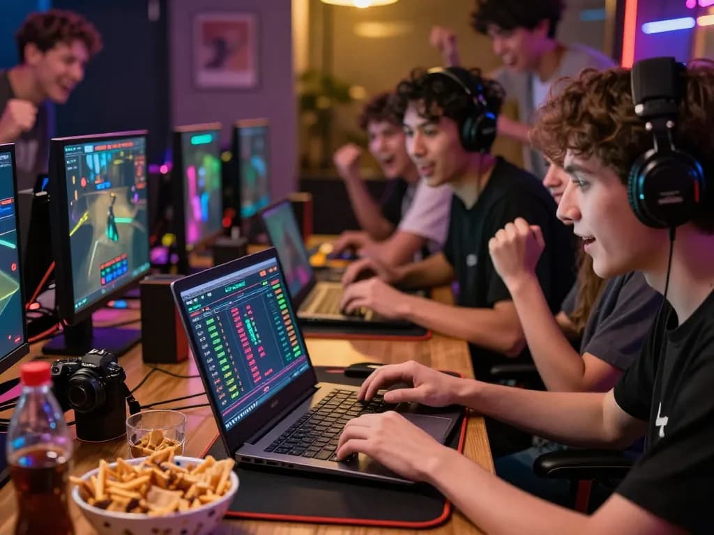 hb88 esports betting experience with friends cheering and vibrant gaming atmosphere