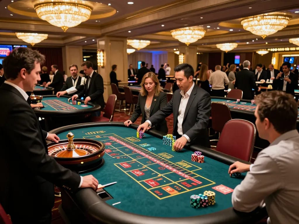 Players enjoying the thrilling experience at TG88 casino, engaged in an exciting roulette game.