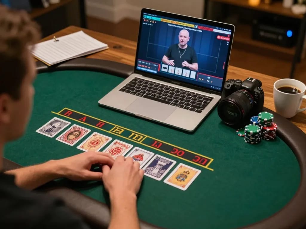 hello88 players engaging in online blackjack with live dealer, focused gameplay atmosphere.