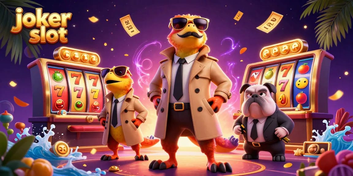 Raih jackpot dengan joker slot saat tiga raptor beraksi di kasino VIP.