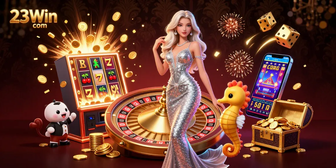 Experience thrilling gameplay at 23Win com with vibrant casino elements and dynamic characters.
