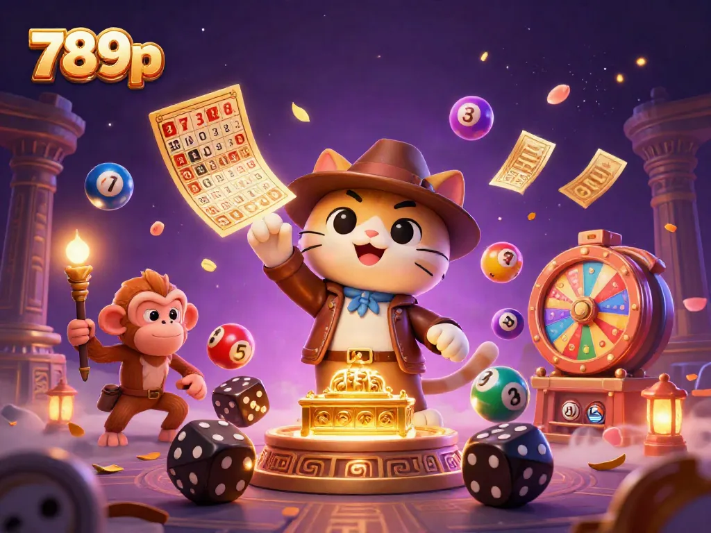 Experience thrilling wins with 789p's vibrant casino adventure scene featuring dynamic game elements.