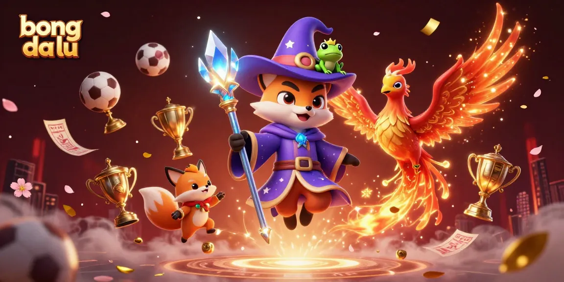 Engage with bong da lu through thrilling sports betting action and dynamic illustrations.