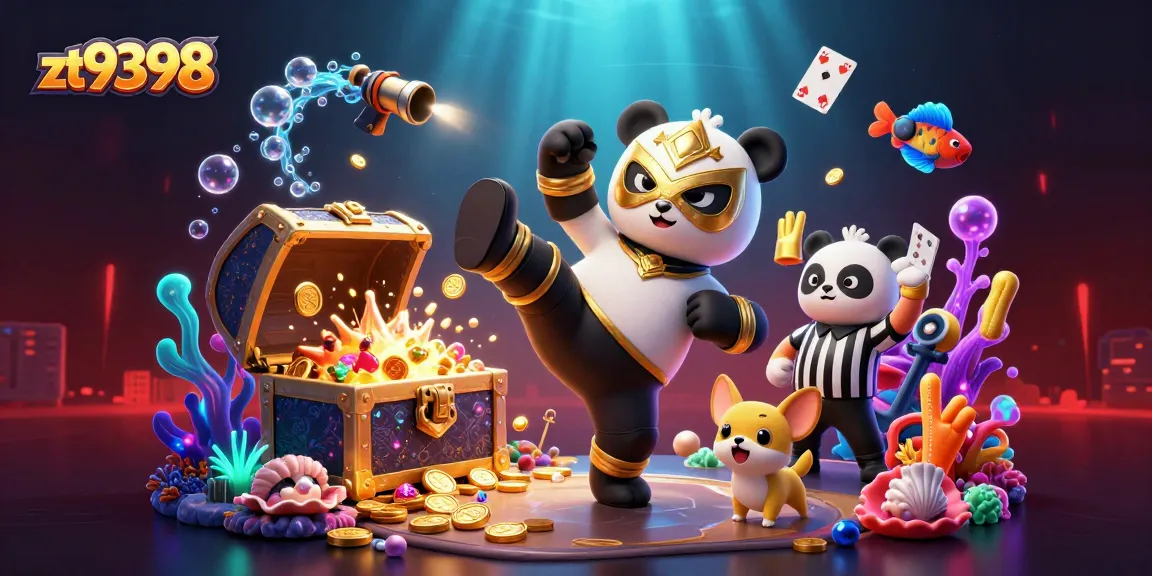 Engage in the thrilling world of zt9398 with a vibrant 3D casino showdown featuring dynamic characters.