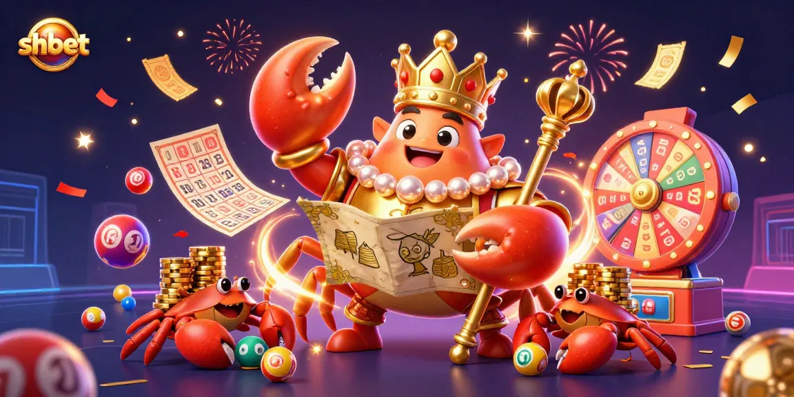 Engage in thrilling gameplay at shbet with colorful lottery balls and golden prizes.