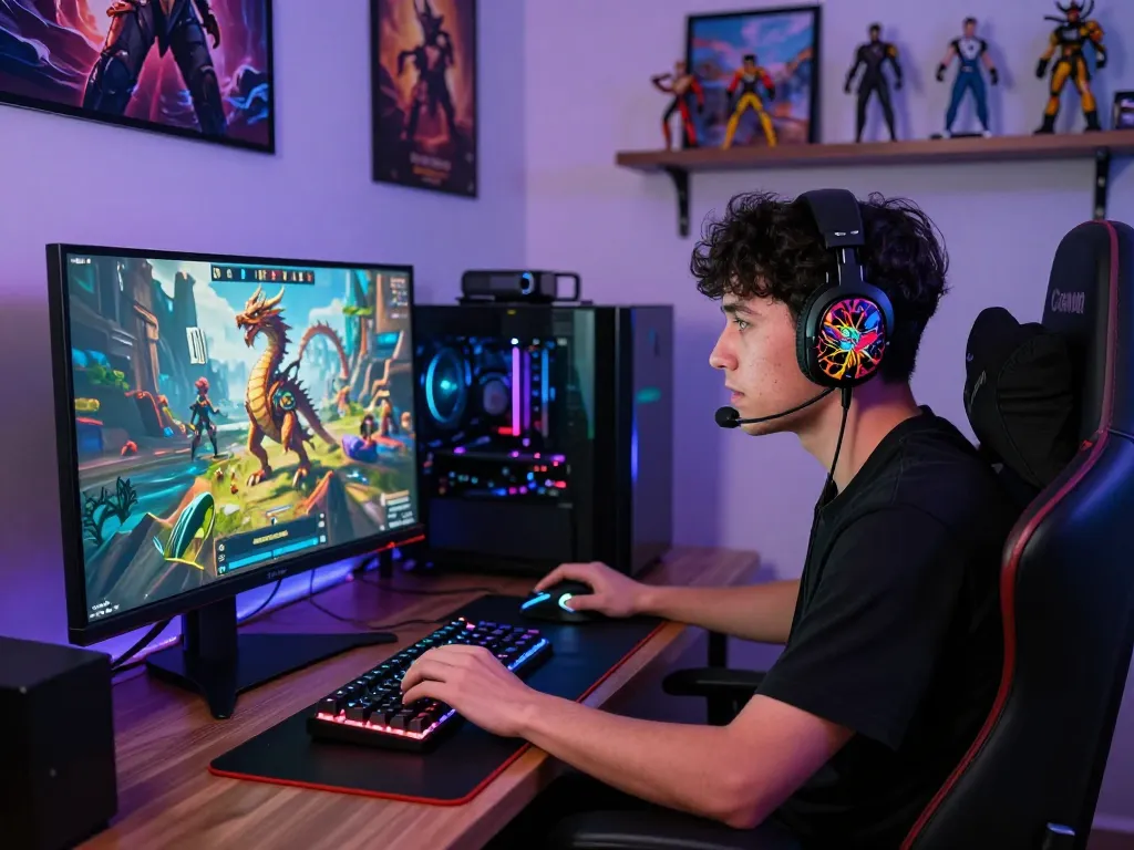 Gamers engaged in dragon-themed online game session using dragon77.