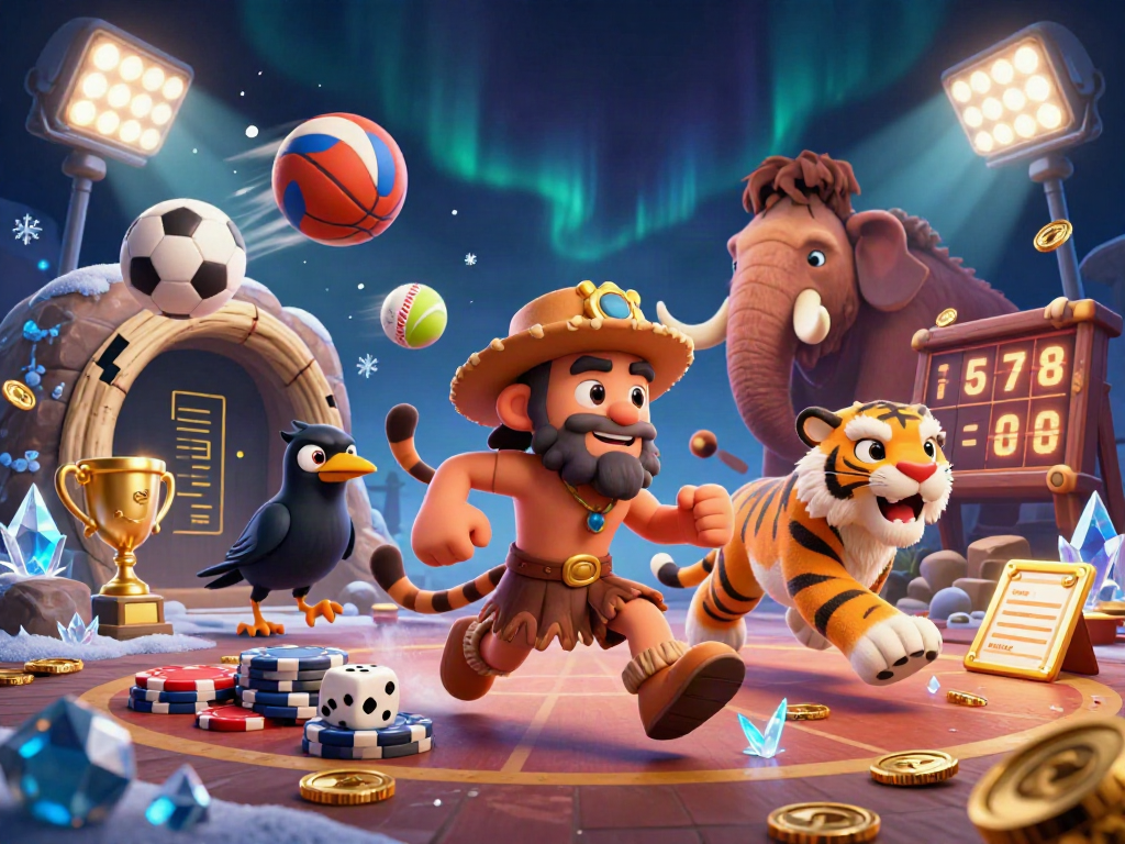 Bet on keonhacai as the caveman and sabertooth casino duo score in a prehistoric betting adventure.