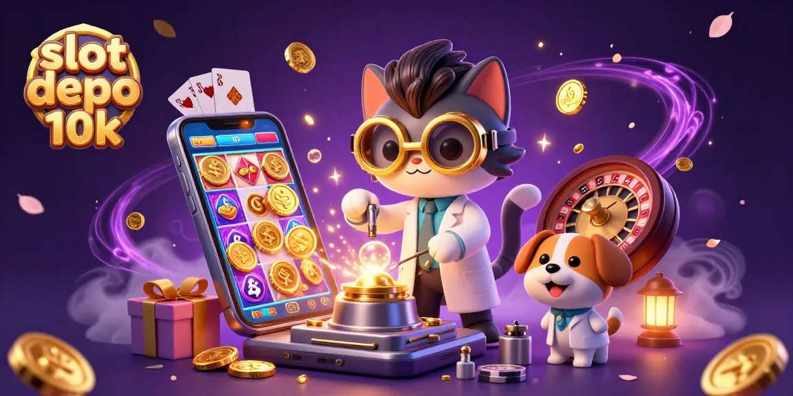 Spin the reels with exciting slot depo 10k gameplay and vibrant casino elements.