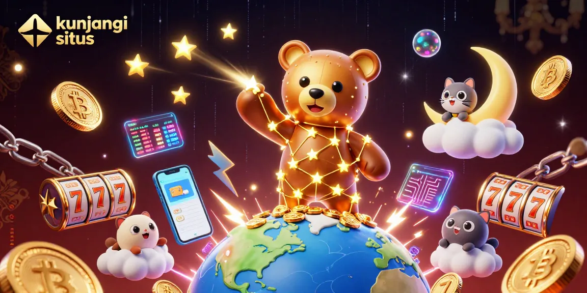 Kunjungi situs to discover the magic of online gaming with our vibrant casino illustration full of luck and excitement.