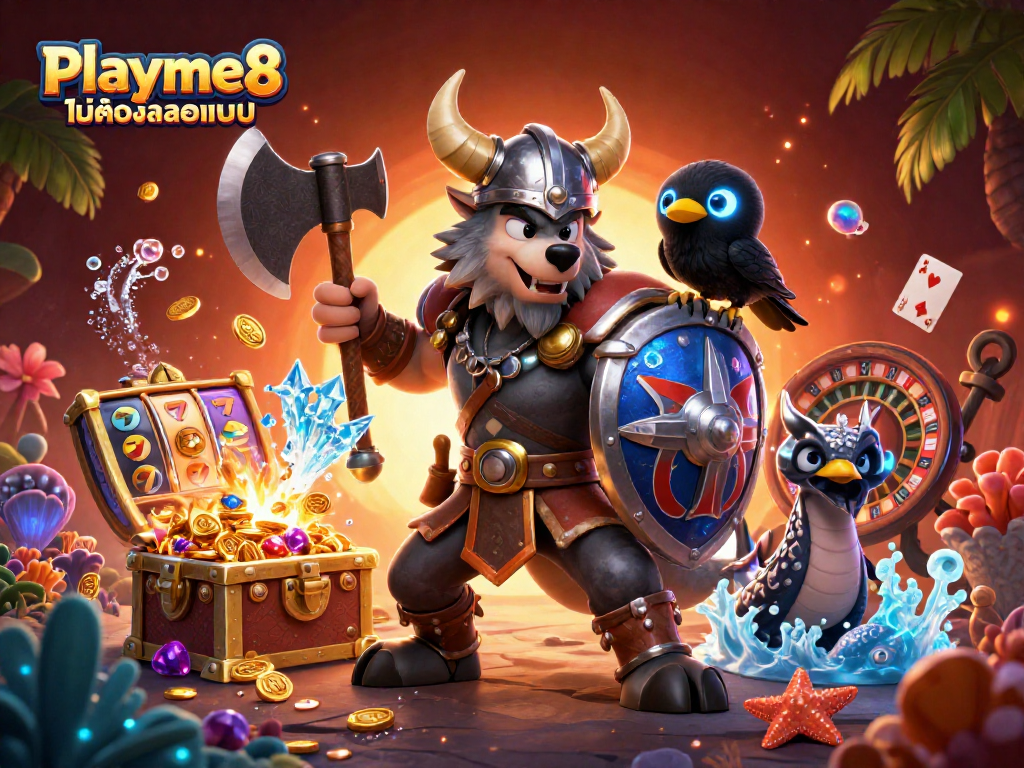 ภาพของการเล่นเกมคาสิโนออนไลน์จาก Playme8 ไม่ต้องโหลดแอป พร้อมด้วยวางเดิมพันที่สดใส