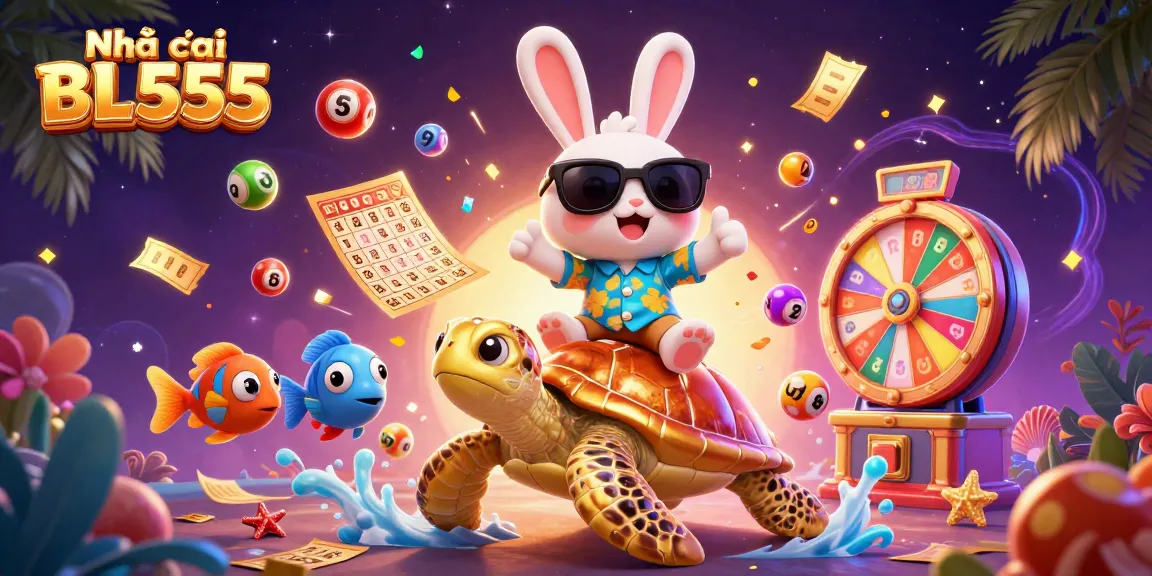 Experience thrilling games at Nhà cái BL555 with exciting lottery elements and vivid illustrations.