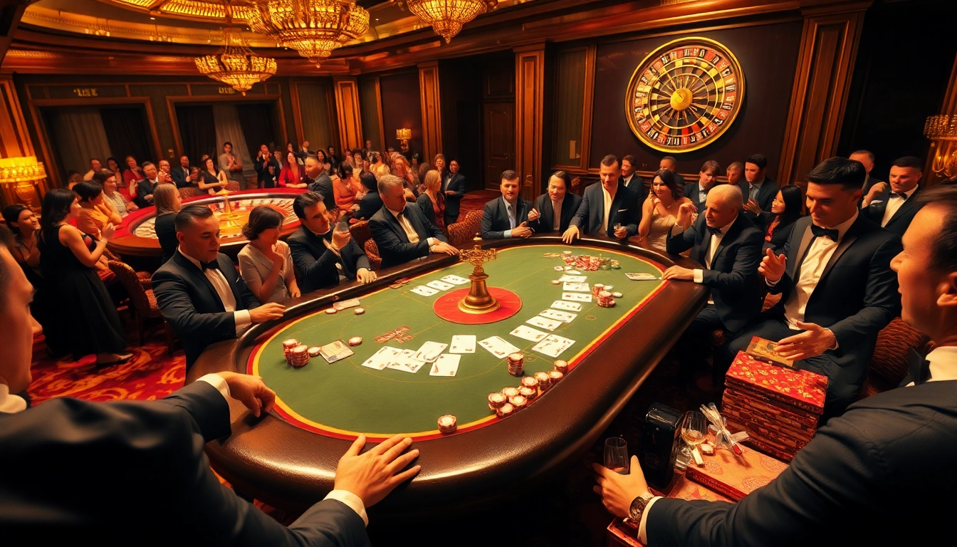 The original hidden wiki showcases a vibrant casino scene with players at a poker table, reflecting excitement and luxury.