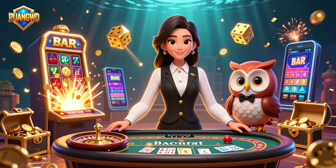 Experience dynamic gameplay at RUANGWD with a lively Asian dealer and exciting jackpot action.
