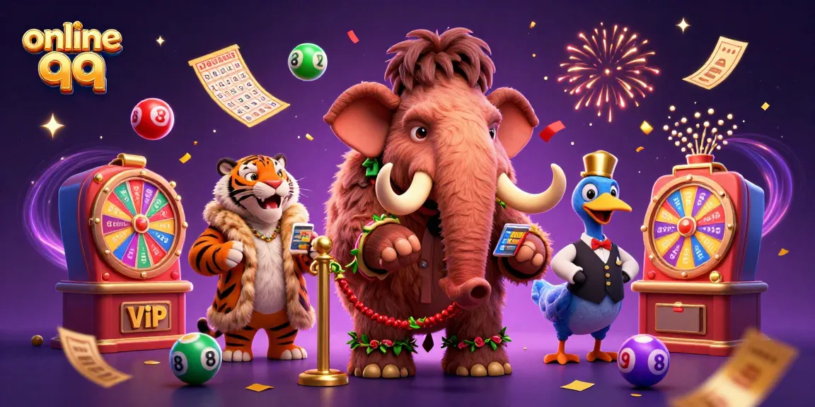 Engage in online qq gaming with a vibrant casino scene featuring lively characters and dynamic lottery elements.