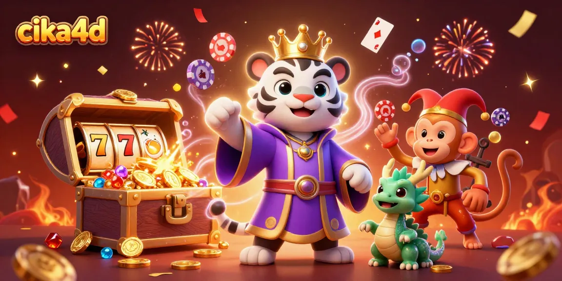 Experience the thrills of cika4d slots with vibrant 3D casino characters and dynamic gameplay.