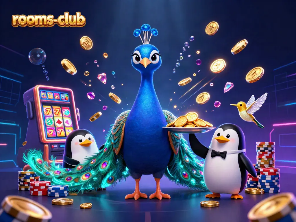 Mainkan slot online di rooms-club dengan simbol keberuntungan dan suasana menyenangkan.