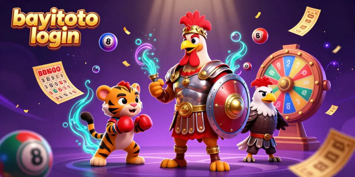 Experience exciting gameplay with bayitoto login in a colorful casino scene filled with dynamic lottery games.