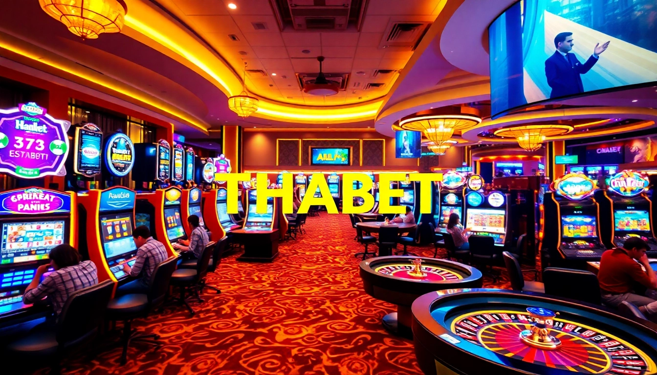 Experience the excitement of winning at trang chủ thabet, with vibrant casino games and lively players.