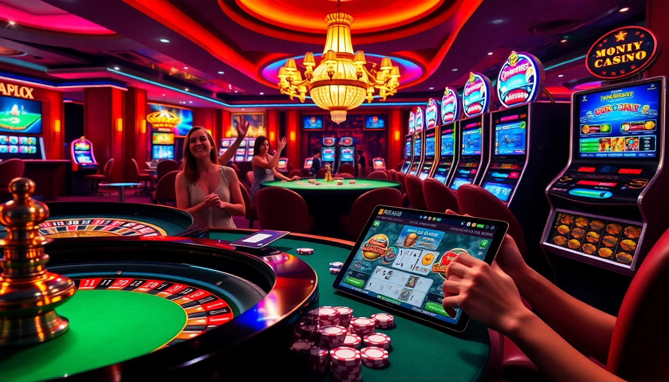 Experience thrilling gaming action at Nhà Cái RR88 with vibrant casino tables and engaging players.