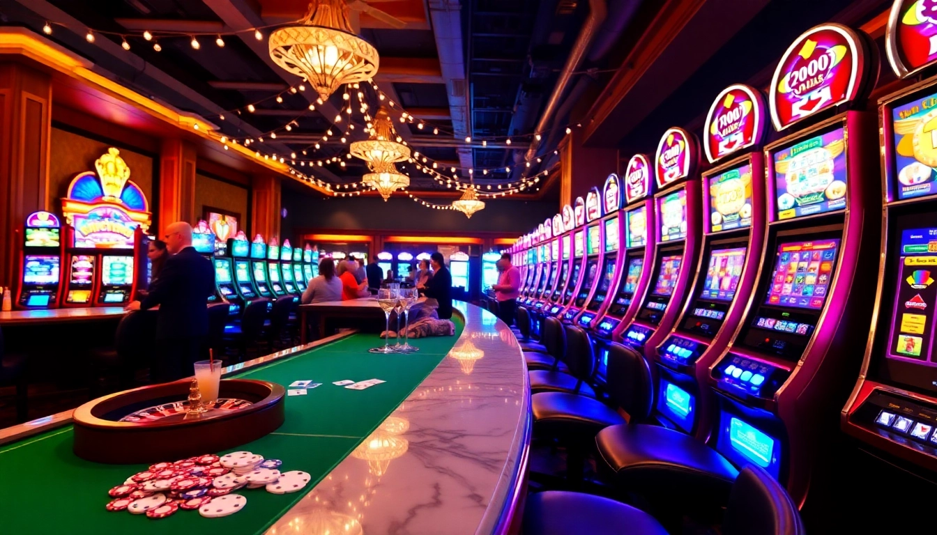 Experience the thrill at a situs gacor with vibrant slots, roulette, and engaged players.