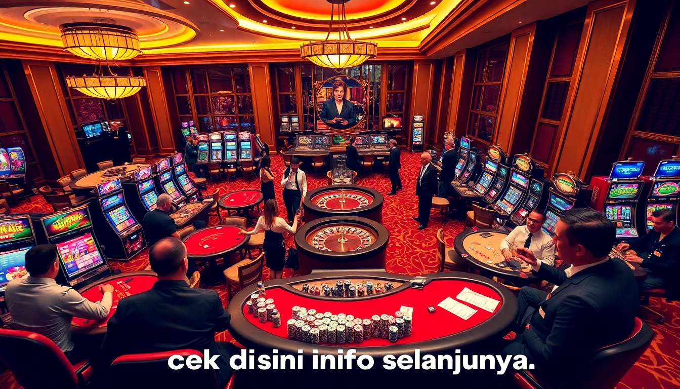 Casino players engaging in games as cek di sini info selanjutnya promises more excitement.