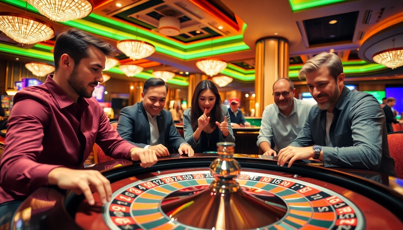 Mainkan inultogel dengan gaya menawan di lingkungan kasino yang sibuk.